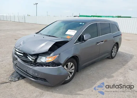 2014 Honda Odyssey Ex z USA, uszkodzony, nr VIN 5FNRL5H45EB139214